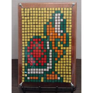 Koopa Rubik's Cube Mosaic Art Piece